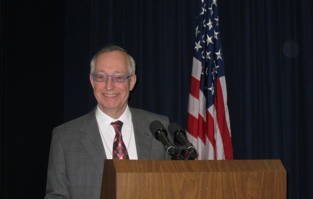 Milgrom and colleagues with FCC at the White House